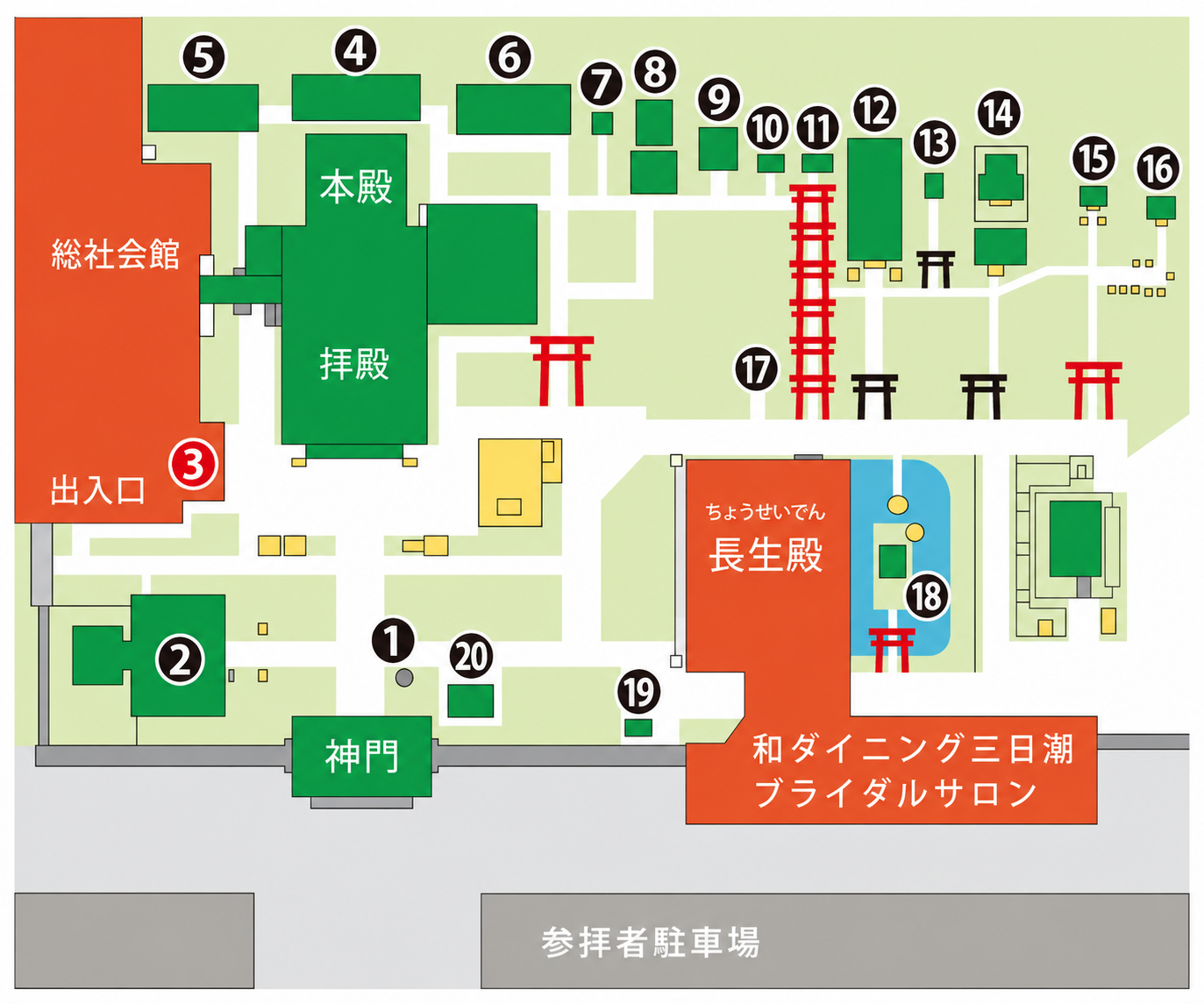 境内案内図