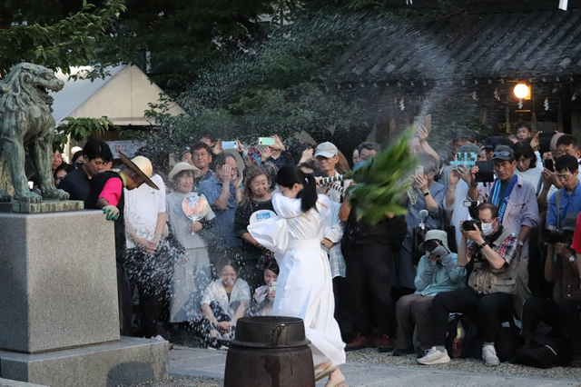 夏祭り湯立て